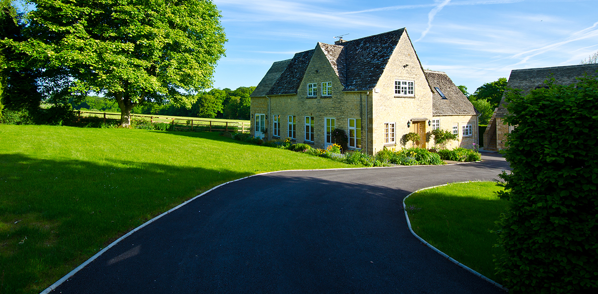 High net worth clients Large house in the country